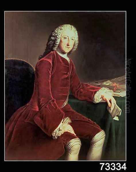 William Pitt the Elder Oil Painting by William Hoare