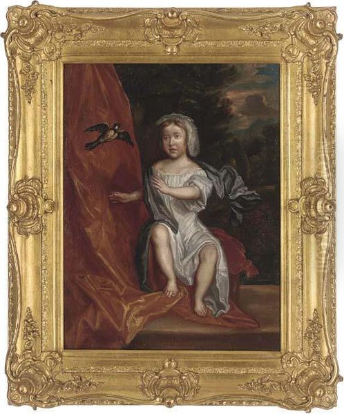 Portrait Of Young Boy Oil Painting by Sir Peter Lely
