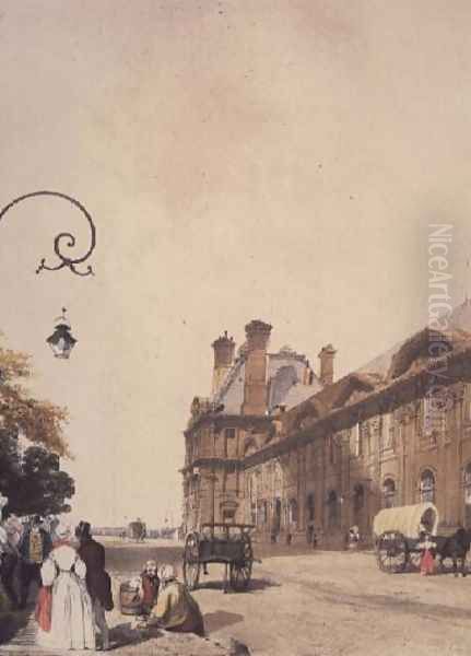 Pavillon de Flore Oil Painting by Thomas Shotter Boys