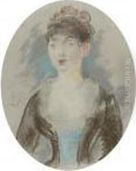 Portrait De Madame Michel Levy Oil Painting by Edouard Manet