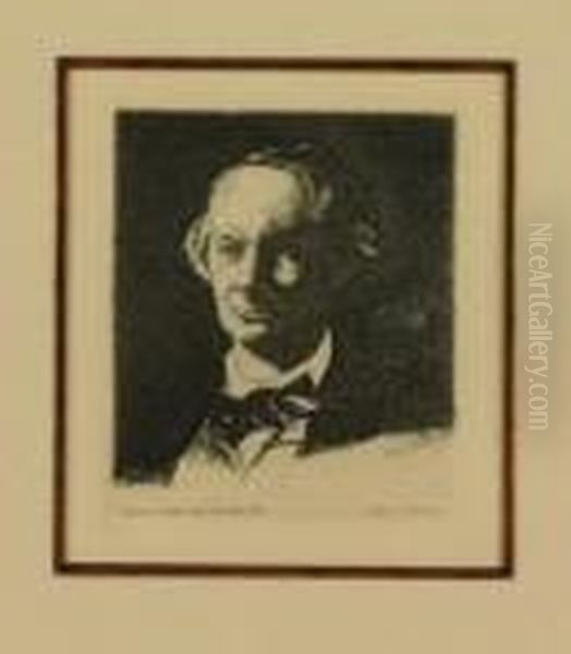 Beaudelaire De Face Oil Painting by Edouard Manet