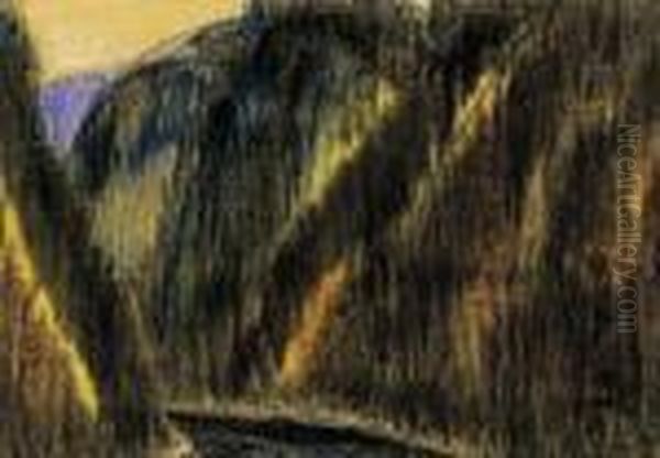 Landscape Oil Painting by Istvan Nagy