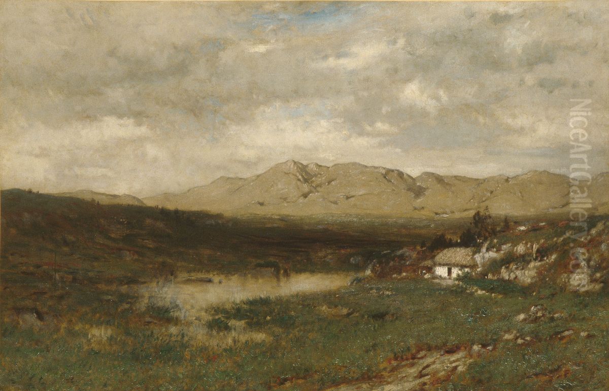 View in County Kerry Oil Painting by Alexander Helwig Wyant