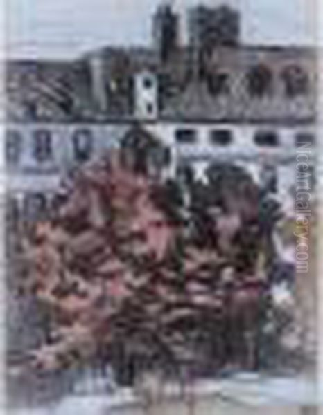 L'automne Oil Painting by Jean Misceslas Peske