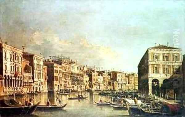 The Grand Canal, Venice Oil Painting by (Giovanni Antonio Canal) Canaletto
