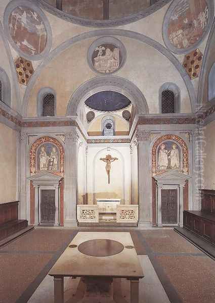 Old Sacristy Oil Painting by Donatello (Donato di Niccolo)