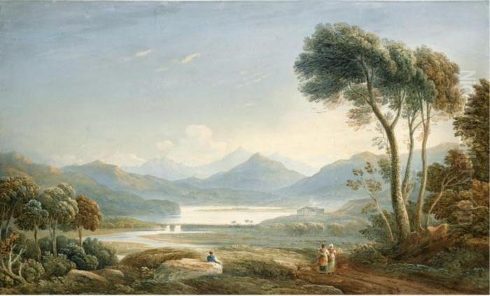 Moel Hebog, North Wales Oil Painting by John Varley