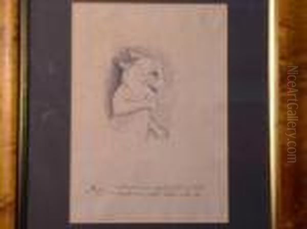 Smilingcat, Pencil Study Oil Painting by Louis Wain