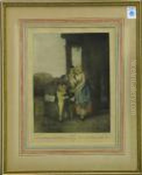 Cries Of London Oil Painting by Antoine Cardon