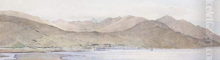 Fort William From Corpach Oil Painting by Charles William Day