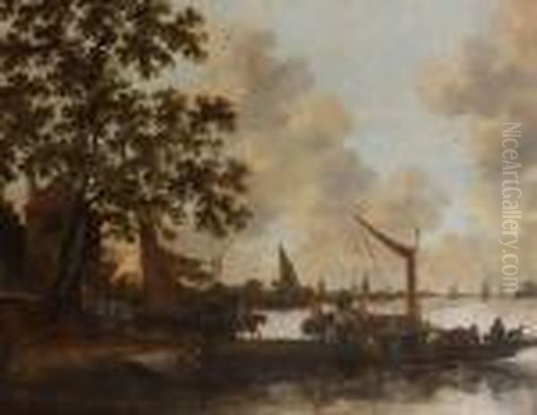 La Travers Oil Painting by Hendrik De Meyer