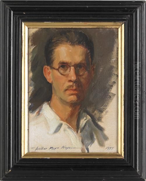 Portrait Of A Gentlemen Oil Painting by Walter Fiske Noyes