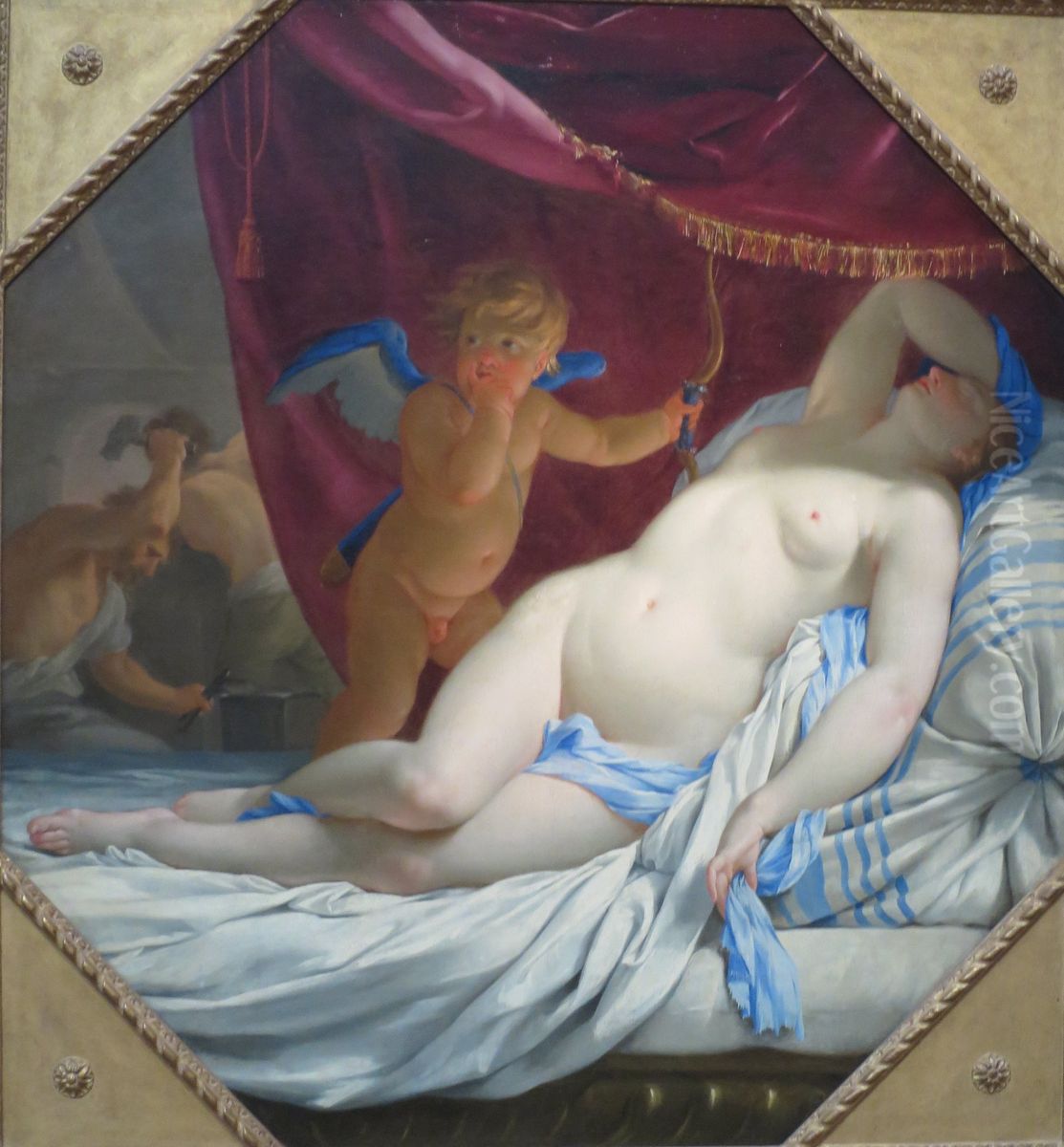 Sleeping Venus Oil Painting by Eustache Le Sueur