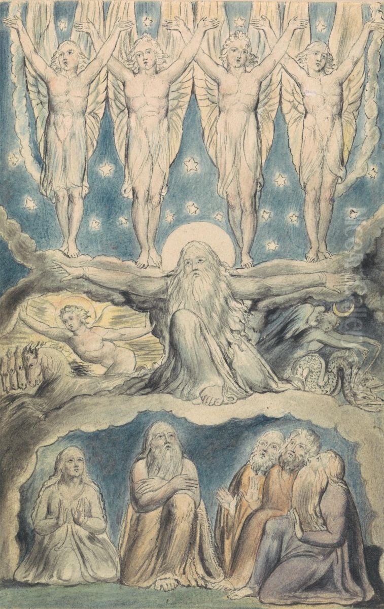 The Creation Oil Painting by John Linnell