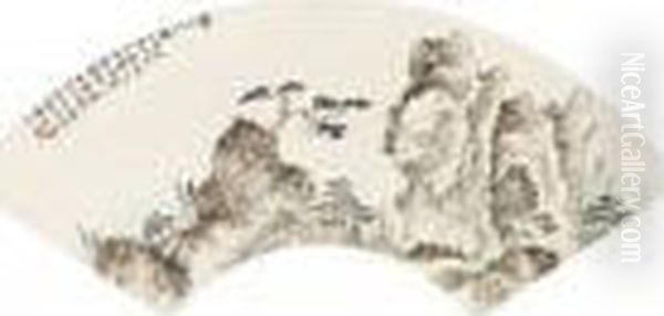 Mount Huang Oil Painting by Zhao Hao