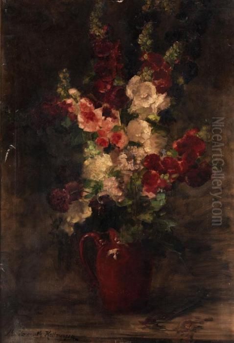 Grosses Blumenstilleben Oil Painting by Margarethe Hormuth-Kallmorgen