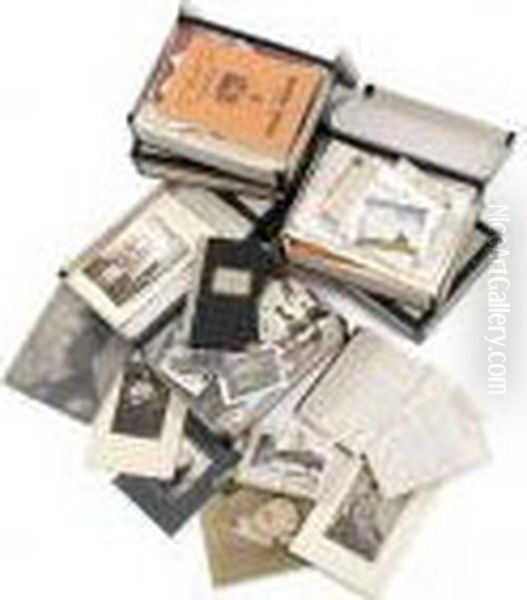 Collection Of Letters Oil Painting by Reinhold Koeppel