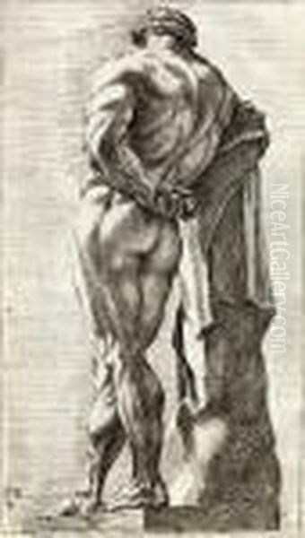 Les Statues Antiques De Rome Oil Painting by Francois Perrier Le Bourguignon