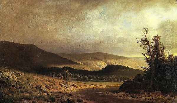 Sunset in Kentucky Oil Painting by Alexander Helwig Wyant