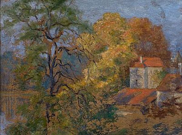 Im Gutspark Oil Painting by Hugo Richter-Levensdorf