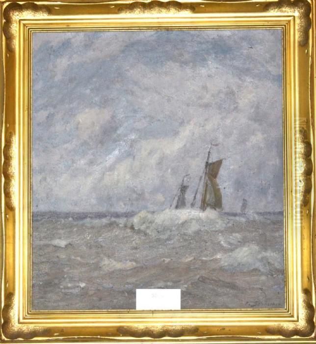 Marin Oil Painting by Leopold Schonchen