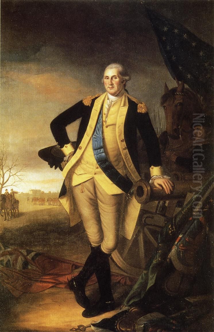Washington After the Battle of Princeton, New Jersey Oil Painting by Charles Willson Peale