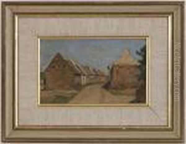 Ruelle De Village Oil Painting by Paul Virchaux