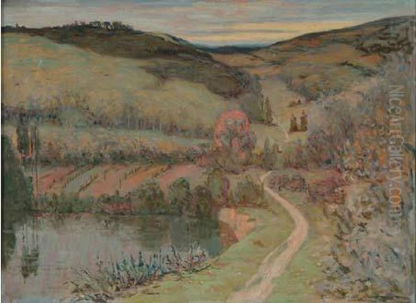  Chemin Au Bord D'etang  Oil Painting by Alexander Altmann