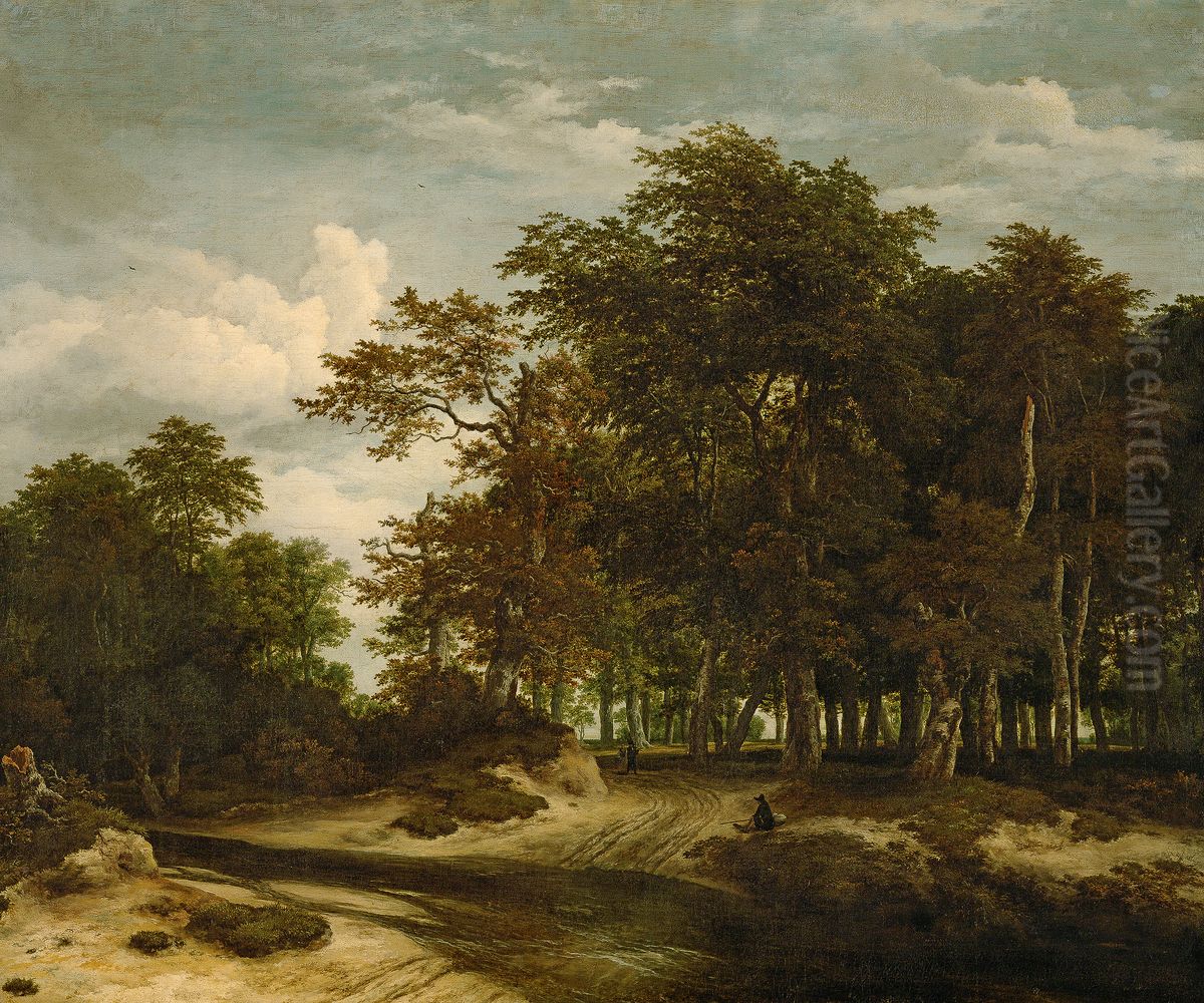 The Great Forest Oil Painting by Jacob Van Ruisdael