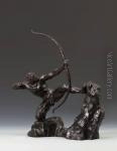 Hracls, Archer Oil Painting by Emile-Antoine Bourdelle