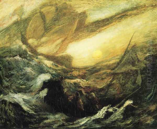 The Flying Dutchman Oil Painting by Albert Pinkham Ryder