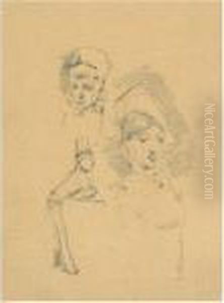 French Oil Painting by Jean-Louis Forain