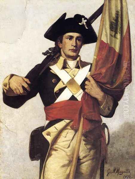 Soldier of the Revolution Oil Painting by George Willoughby Maynard