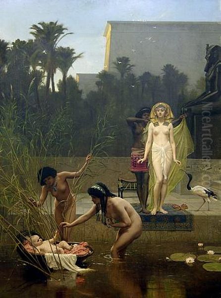 The Finding Of Moses Oil Painting by Frederick Goodall
