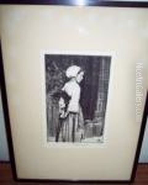 Denise Oil Painting by William Lee Hankey