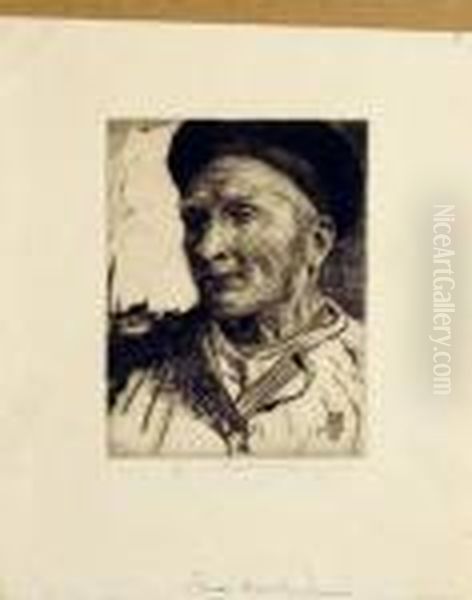 Pere Dachincourt Oil Painting by William Lee Hankey