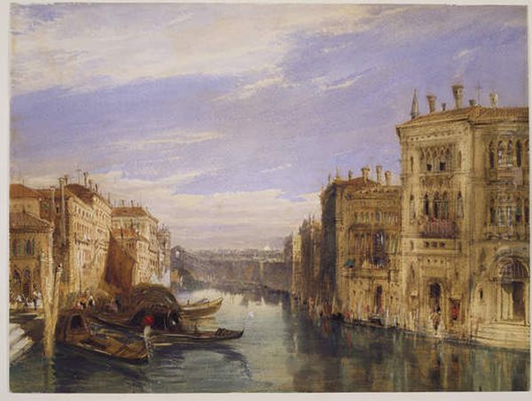 The Grand Canal, Venice Oil Painting by James Holland