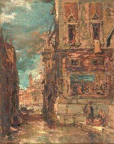 Recollections Of Venice Oil Painting by James Holland