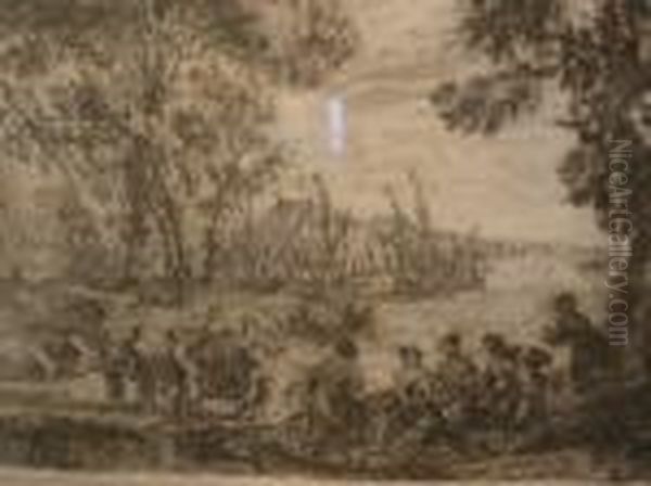 Lenlevement D'europe Oil Painting by Claude Lorrain (Claude Gellee)