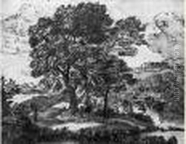 Bergers Dans Un Paysage Classique Oil Painting by Claude Lorrain (Claude Gellee)