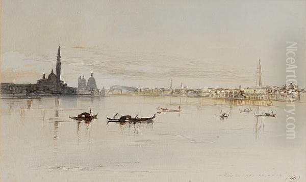 Venice Oil Painting by Edward Lear