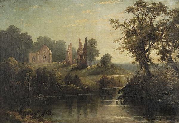 Lincluden Abbey Oil Painting by Alexander Nasmyth