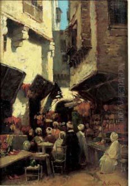 Ecole Italienne Oil Painting by Alberto Pasini