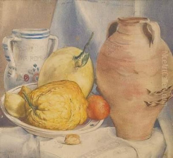 Nature Morte Oil Painting by Jean Misceslas Peske