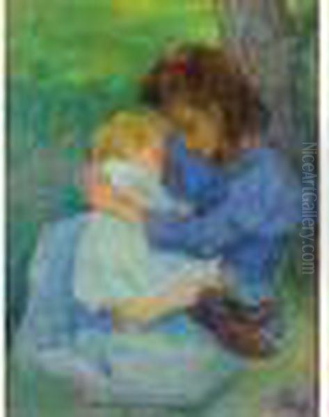 La Sieste Oil Painting by Jean Misceslas Peske