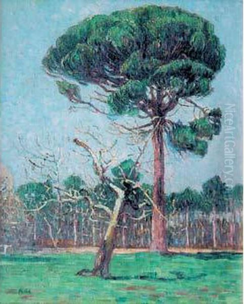 Foret Provencale Oil Painting by Jean Misceslas Peske