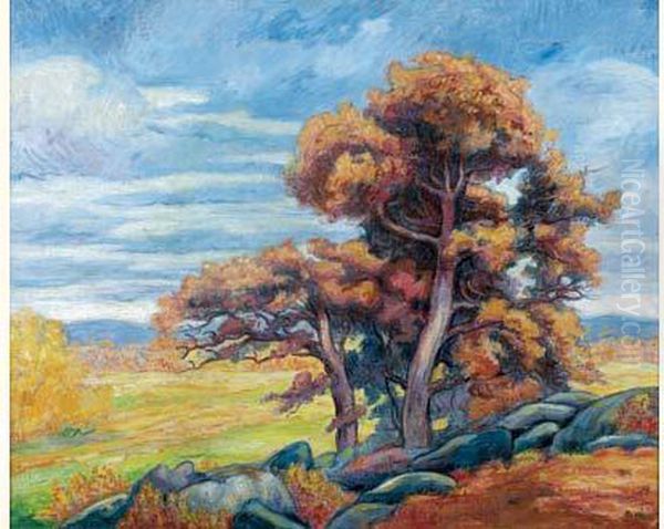 Signee En Bas A Droite Oil Painting by Jean Misceslas Peske