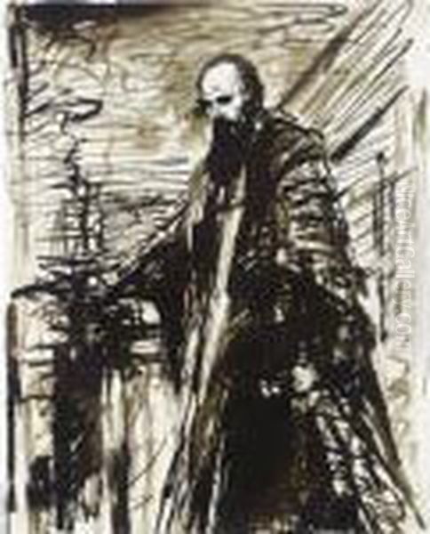 A Study For A Full-length 
Portrait Of Robert Gascoyne-cecil, Third Marquess Of Salisbury 
(1830-1903) Oil Painting by George Richmond