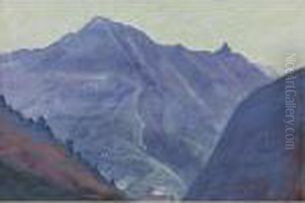 Lahul Oil Painting by Nicolaj Konstantinov Roerich
