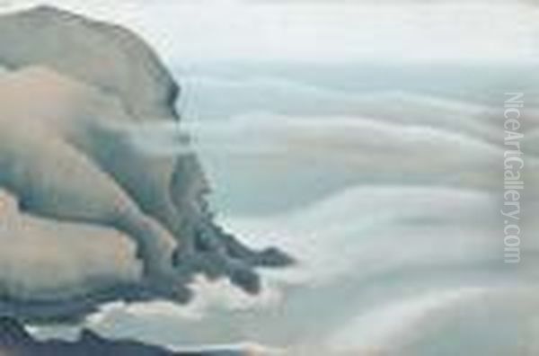 Ocean Series: Strength Oil Painting by Nicolaj Konstantinov Roerich